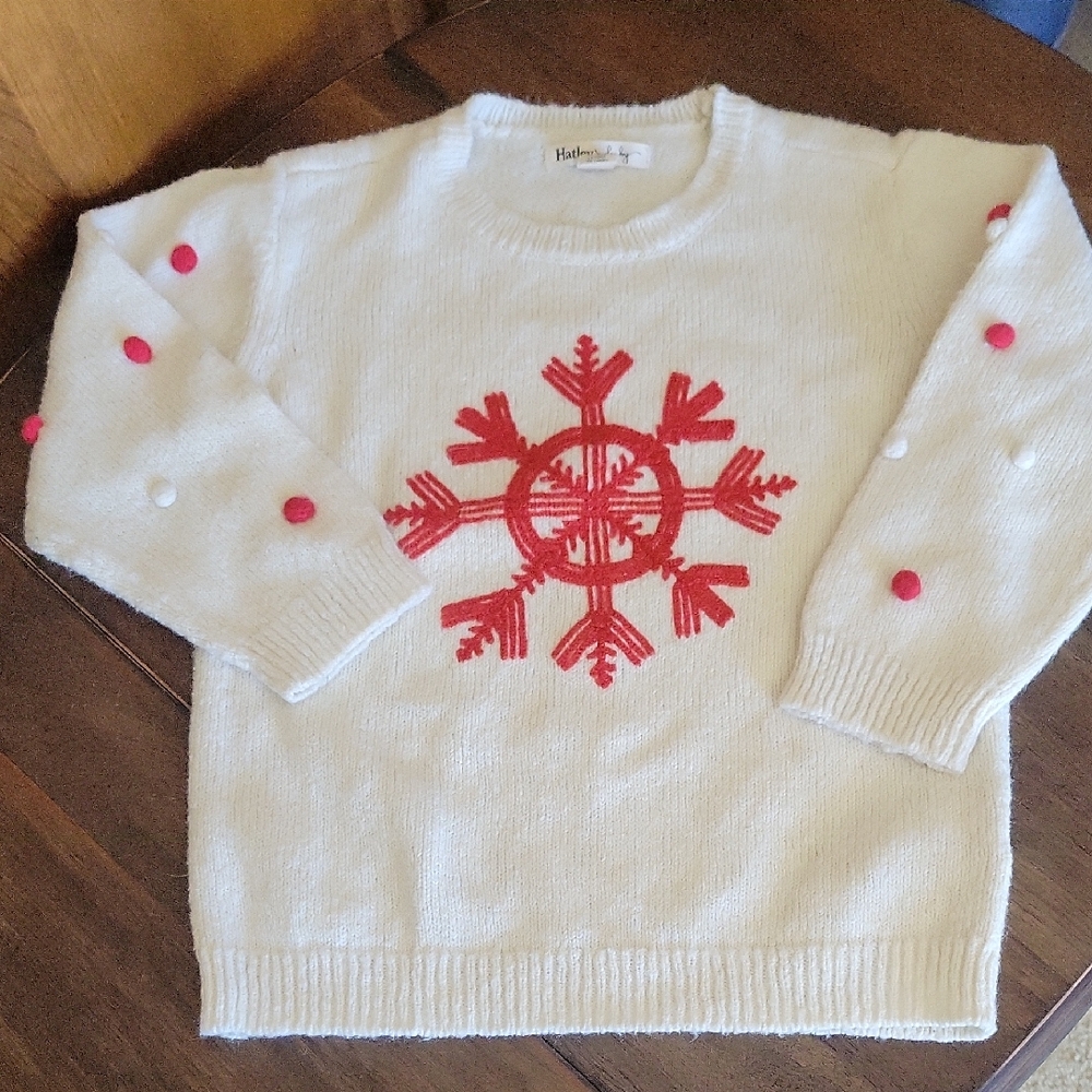 Hatley Baby Snowflake Sweater Sz 4T